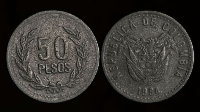 Entregan hasta $60,000 pesos al afortunado propietario de esta moneda de 50 pesos colombianos