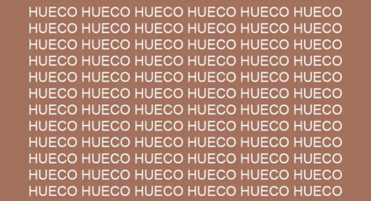 Solo una mente diferente al resto puede encontrar la palabra 'HUEVO' en menos de 5 segundos
