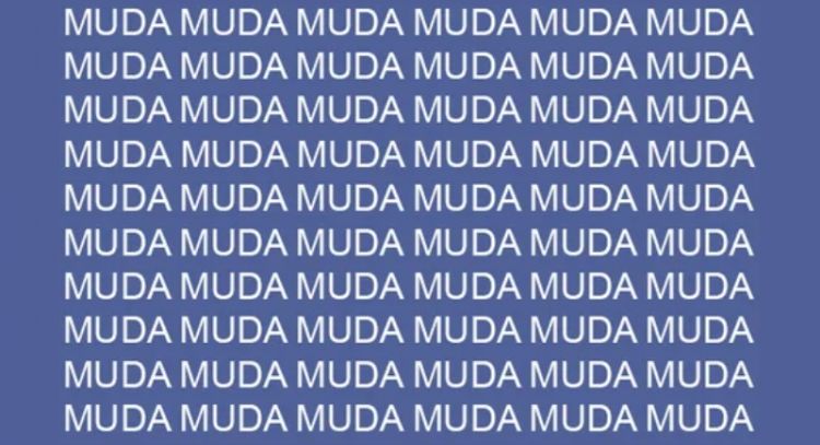 Solo un verdadero genio puede encontrar la palabra 'MODA' en menos de 5 segundos