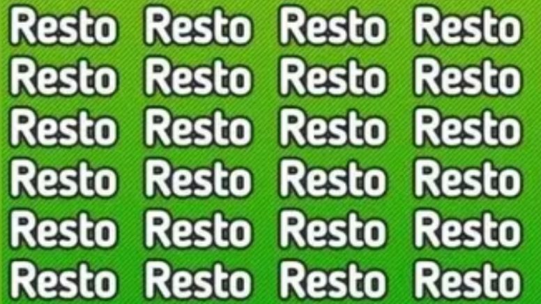Solo alguien muy atento puede encontrar las palabras 'Retos' y 'Pesto' en menos de 5 segundos