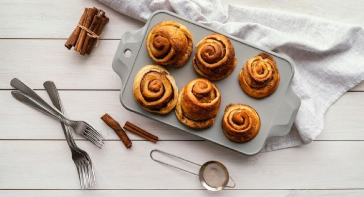 Rollo de canela, aprende a hacer esta exquisita receta con solo 5 ingredientes