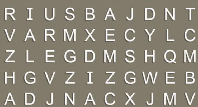 Sólo una mente lúcida puede encontrar la palabra 'Bestia' en menos de 5 segundos