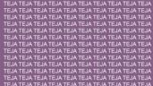 Solo una persona audaz puede encontrar la palabra "Tela" en menos de 5 segundos