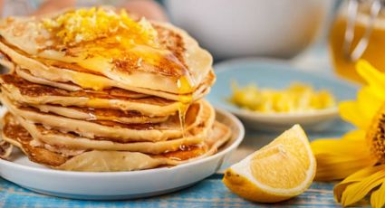 Pancakes de limón, aprende a preparar este delicioso desayuno en solo 20 minutos