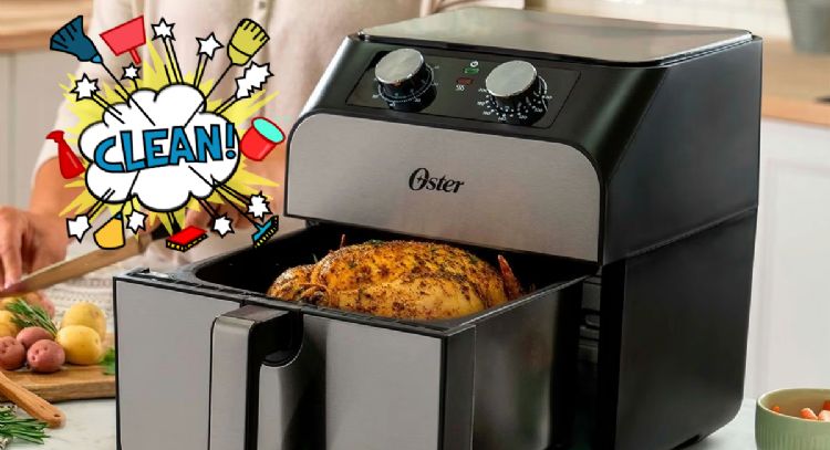 Cómo limpiar la freidora de aire con solo 1 ingrediente de cocina