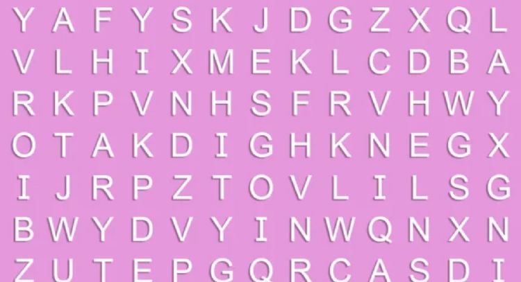 Solo la mente de un verdadero genio puede encontrar la palabra 'Flores' en menos de 5 segundos