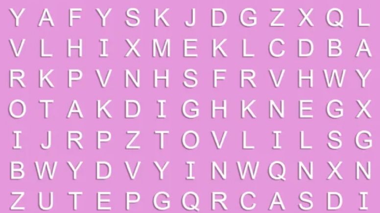 Solo la mente de un verdadero genio puede encontrar la palabra 'Flores' en menos de 5 segundos