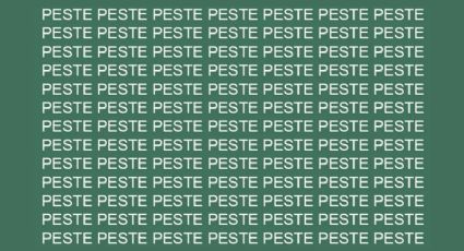 Sólo una mente muy brillante puede encontrar la palabra 'PESTO' en menos de 5 segundos