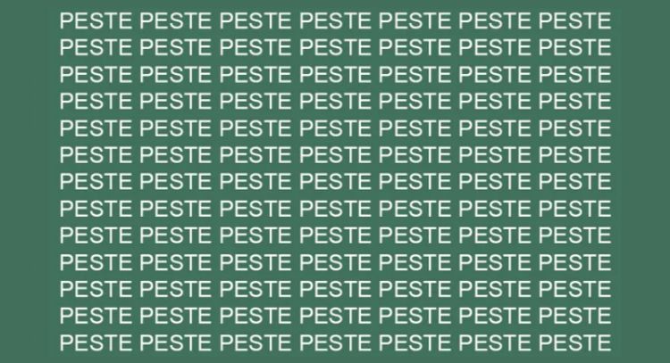 Sólo una mente muy brillante puede encontrar la palabra 'PESTO' en menos de 5 segundos