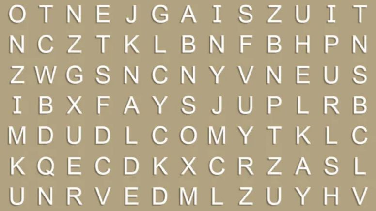 Solo una mente preparada puede encontrar la palabra 'Hamaca' en menos de 5 segundos