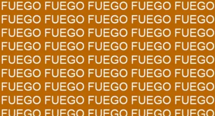 Intenta no perder la cabeza antes de encontrar la palabra 'JUEGO' en menos de 5 segundos