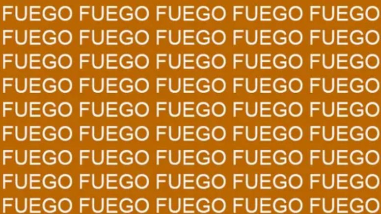Intenta no perder la cabeza antes de encontrar la palabra 'JUEGO' en menos de 5 segundos