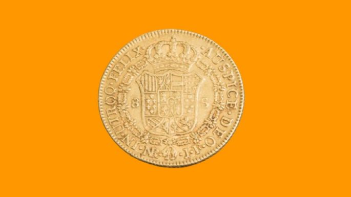 Entregan 2500 euros por esta moneda colombiana de 8 escudos