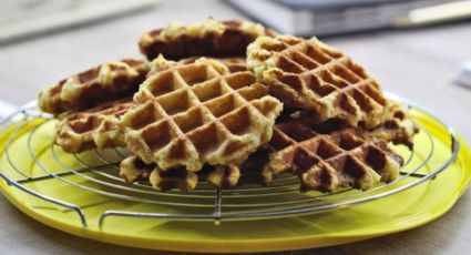 Waffles de arroz, aprende a hacer esta receta en solo 15 minutos y con 3 ingredientes