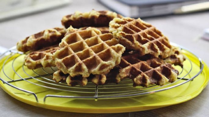 Waffles de arroz, aprende a hacer esta receta en solo 15 minutos y con 3 ingredientes