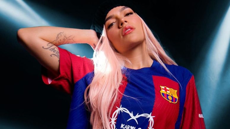 Así confirmó Barcelona la presencia del logo de Karol G en su partido frente al Real Madrid