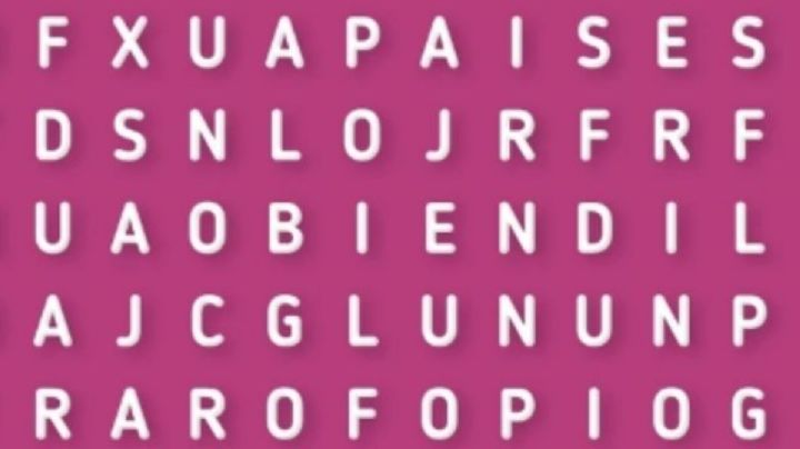 Solo una persona astuta puede encontrar la palabra 'Suerte' en menos de 10 segundos