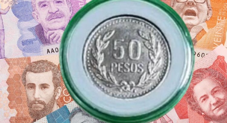 Entregan hasta $60,000 por esta moneda colombiana de 50 pesos