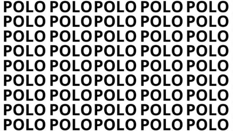Solo una vista de halcón puede encontrar la palabra "Pozo" en menos de 10 segundos