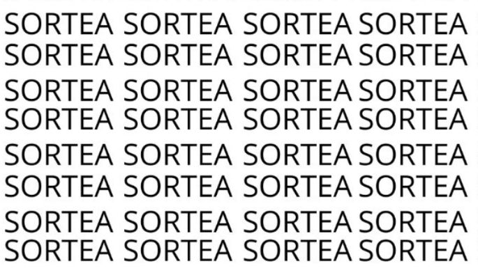 Solo alguien con vista de halcón puede encontrar la palabra 'Sorteo' en menos de 10 segundos