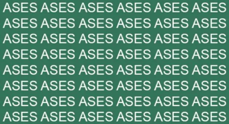 Solo una mente muy brillante puede encontrar la palabra 'ASEO' en menos de 10 segundos