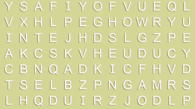 Sólo una vista de águila puede encontrar la palabra 'Jaula' en menos de 10 segundos