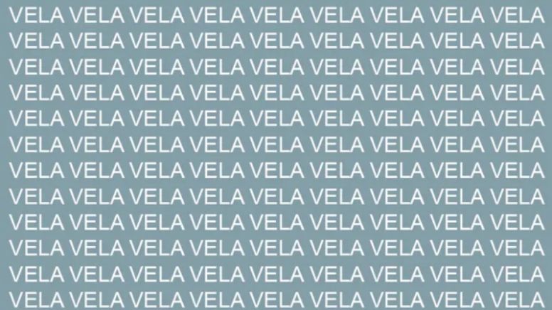 Sólo la mente de un genio puede encontrar la palabra 'Velo' en menos de 10 segundos