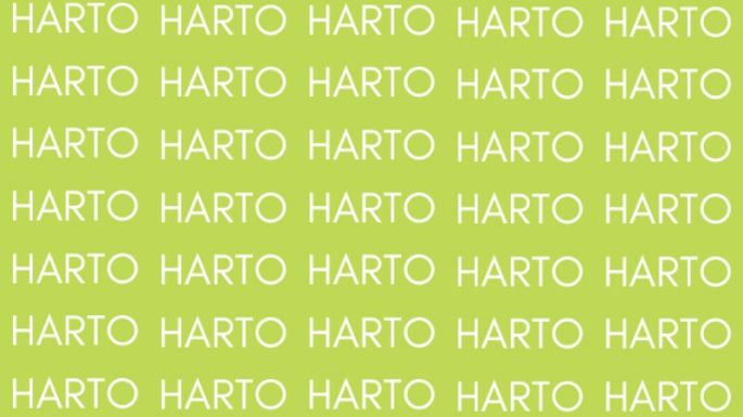 Solo la mente de un genio puede encontrar la palabra 'HURTO' en menos de 10 segundos