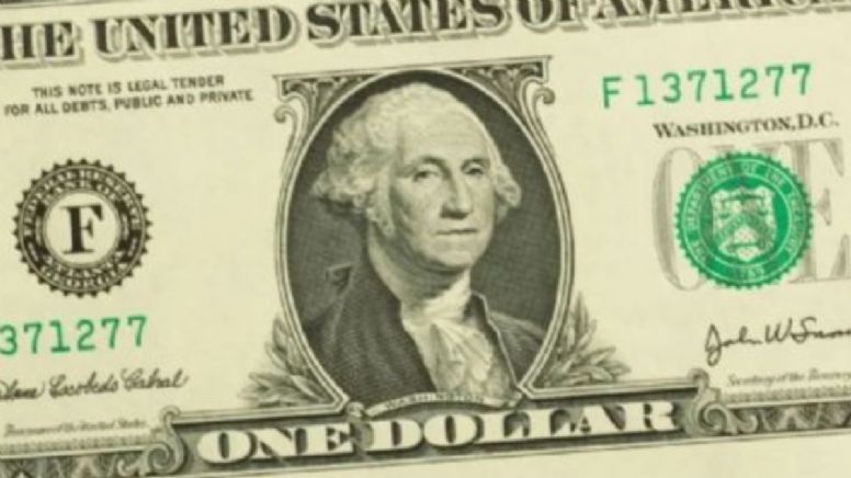 Entregan hasta 150,000 dólares al afortunado propietario de este billete de 1 dólar