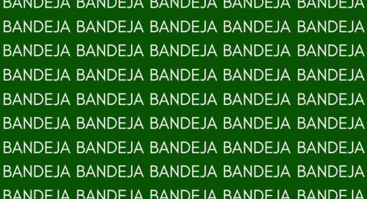 Solo una persona con vista de halcón puede encontrar la palabra "Bandera" en solo 10 segundos