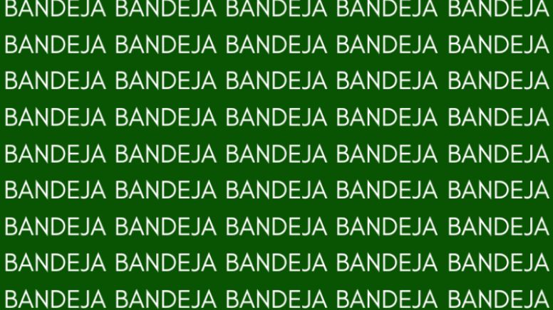 Solo una persona con vista de halcón puede encontrar la palabra "Bandera" en solo 10 segundos