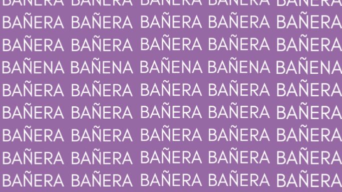 Solo una persona brillante puede encontrar la palabra 'Ballena' en menos de 10 segundos