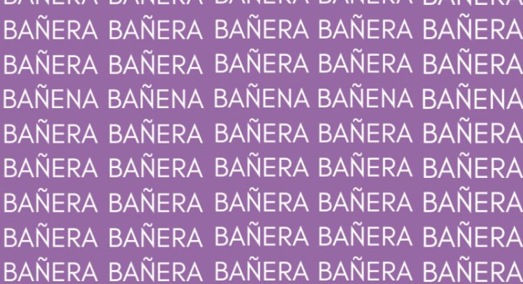 Solo una persona brillante puede encontrar la palabra 'Ballena' en menos de 10 segundos
