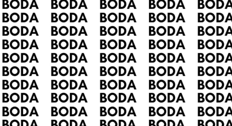 Solo la mente de un genio puede encontrar la palabra 'Boca' en menos de 10 segundos