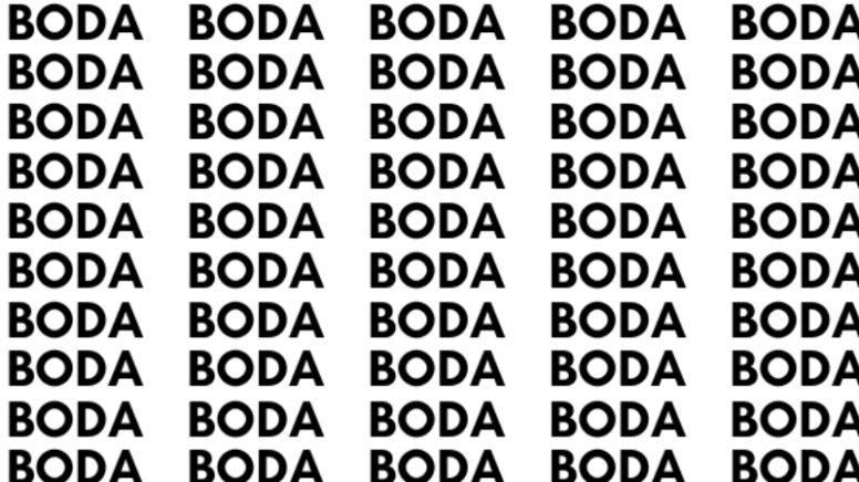Solo la mente de un genio puede encontrar la palabra 'Boca' en menos de 10 segundos