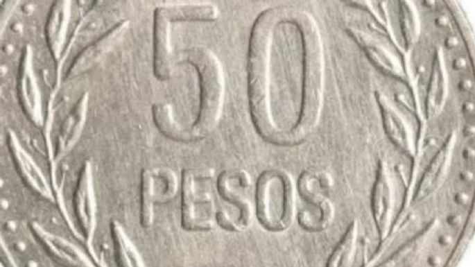 Entregan hasta $60,000 pesos al afortunado propietario de esta moneda de 50 pesos colombianos