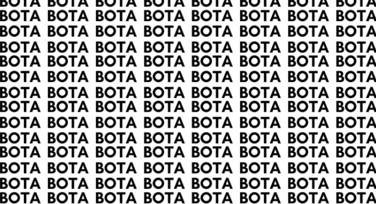 Solo una persona inteligente puede encontrar la palabra 'Vota' en menos de 10 segundos