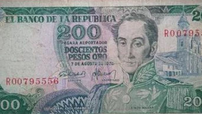Entregan hasta $88,000 por este billete colombiano de 200 pesos