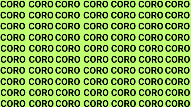 Solo una persona audaz puede encontrar la palabra 'Loro' en menos de 10 segundos