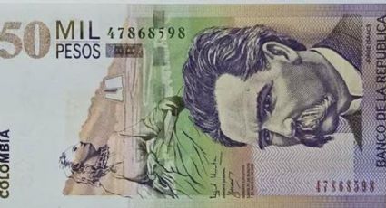 Ofrecen hasta $150,000 por este billete colombiano de 50 mil pesos