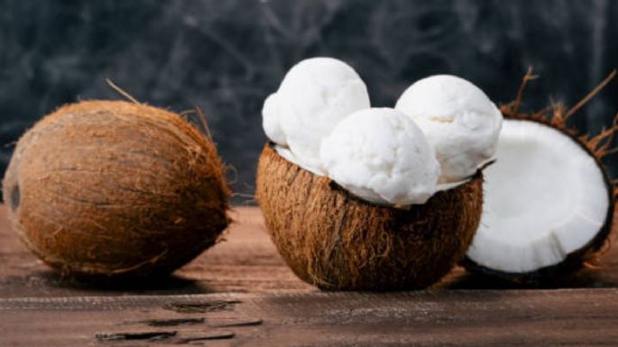 Helado de coco, aprende a hacer esta receta casera con solo 4 ingredientes y en solo 20 minutos