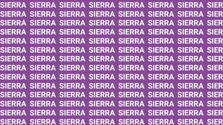 Sólo una mente diferente al resto puede encontrar la palabra 'Cierra' en menos de 10 segundos