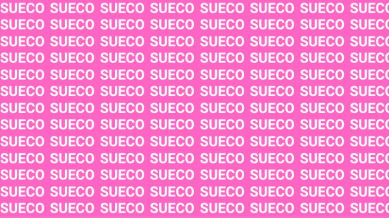 Solo una vista de águila puede encontrar la palabra 'Zueco' en menos de 10 segundos
