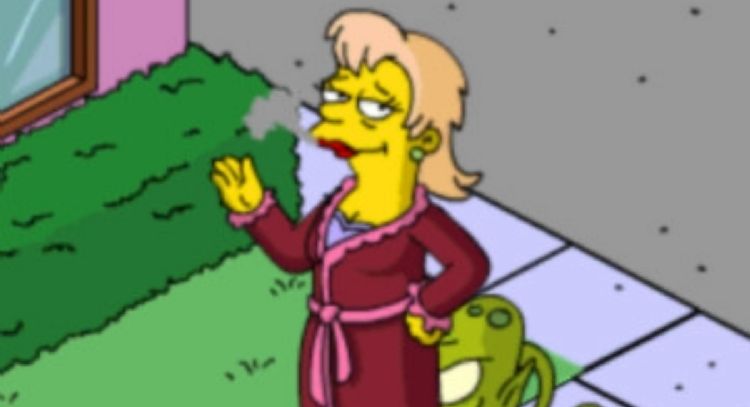 Cómo luciría la 'mamá de Nelson Muntz', de 'Los Simpson' si fuera humana, según la inteligencia arti