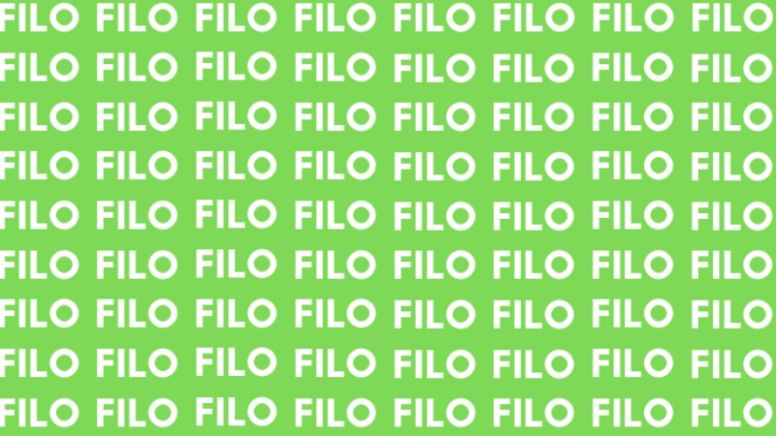 Solo una vista entrenada puede encontrar la palabra 'Hilo' en menos de 10 segundos