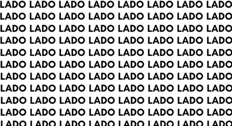 Sólo una vista de halcón puede encontrar la palabra 'Lodo' en menos de 10 segundos
