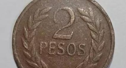 Entregan hasta $80.000 por esta antigua moneda colombiana de 2 pesos