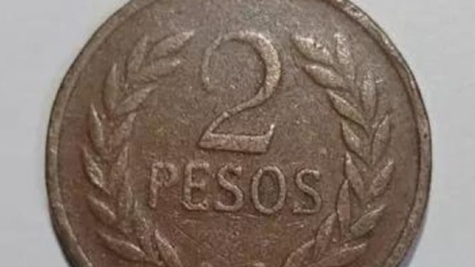 Entregan hasta $80.000 por esta antigua moneda colombiana de 2 pesos