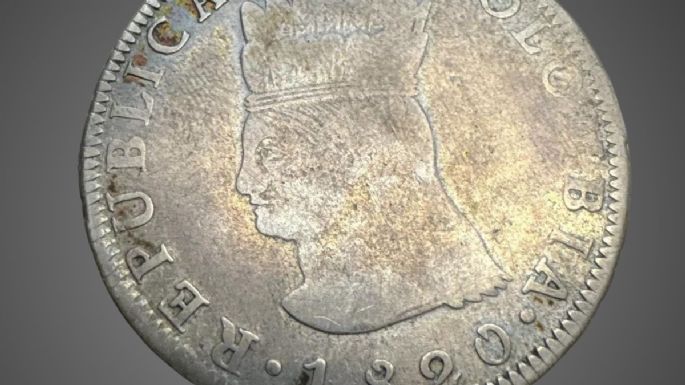 Entregan más de 1 millón de pesos por esta antigua moneda colombiana de 8 reales