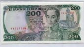 Foto ilustrativa de la nota titulada Entregan hasta $110,000 por este billete colombiano de 200 pesos